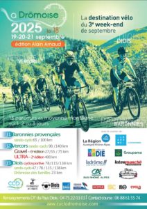 Affiche de la Drômoise, course cycliste 2025